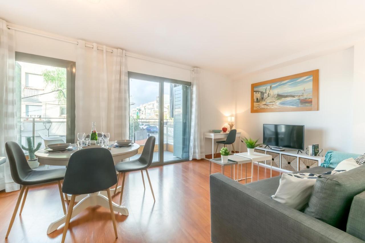 Sant Sebastia Moderno Apartamento A 100 Metros De La Playa シッチェス エクステリア 写真