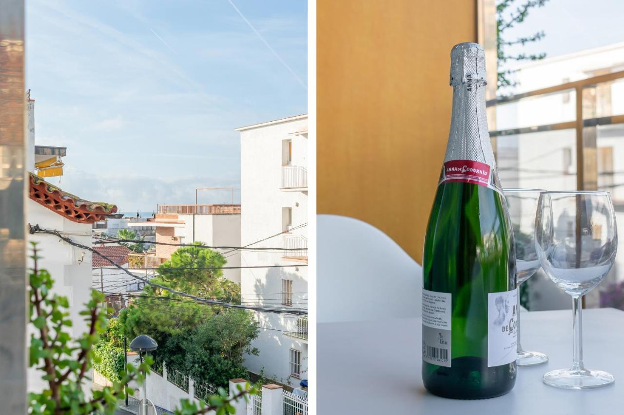 Sant Sebastia Moderno Apartamento A 100 Metros De La Playa シッチェス エクステリア 写真